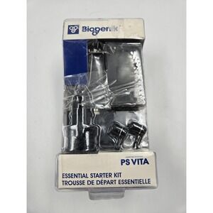 Biogenik Essential Starter Kit for PS Vita Black Case Car Charger Earbuds Bundle
